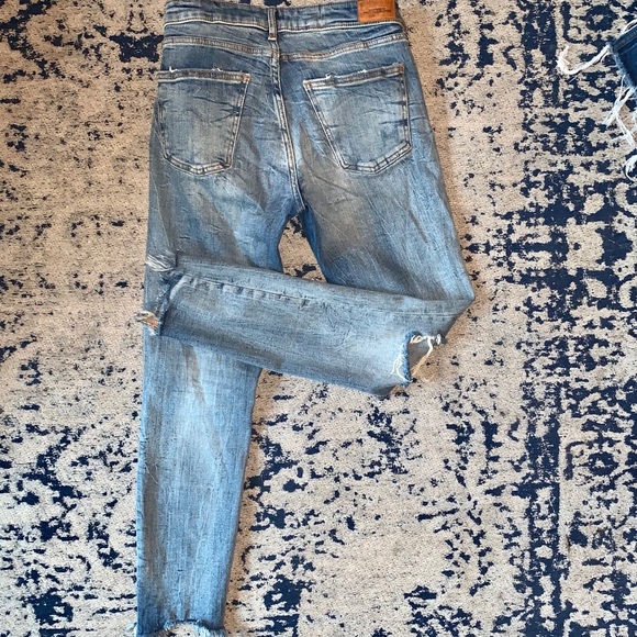 Zara Denim - Zara Premium Distressed Denim Jeans